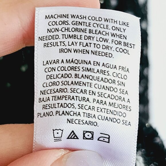 Holiday Christmas Polar‎ Bear Knit Sweater Black/Blue Sz XL Unisex 《935》J - Picture 7 of 7